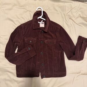 SO Maroon Corduroy Jacket